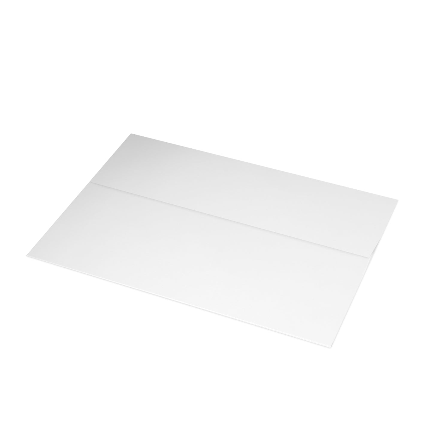 Blank Folded Greeting Cards — Plain White Cards for Custom Printing (1, 10, 30, 50pcs)