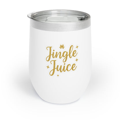 Jingle Juice – Christmas Wine Tumbler | Funny Holiday Gift, Stainless Steel Cup for Wine & Cocktails