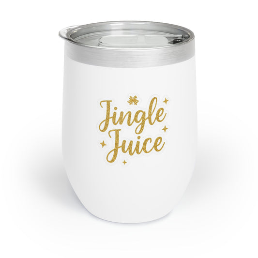 Jingle Juice – Christmas Wine Tumbler | Funny Holiday Gift, Stainless Steel Cup for Wine & Cocktails