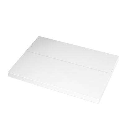 Blank Folded Greeting Cards — Plain White Cards for Custom Printing (1, 10, 30, 50pcs)