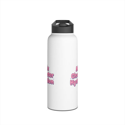 Main Character Hydration – Stainless Steel Water Bottle | Cute Motivational Fitness Bottle & Gift for Her