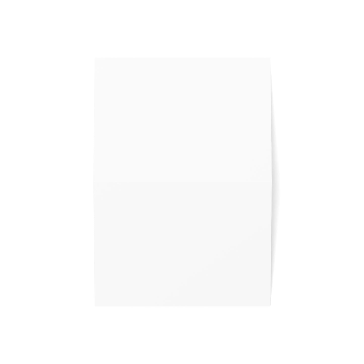 Blank Folded Greeting Cards — Plain White Cards for Custom Printing (1, 10, 30, 50pcs)