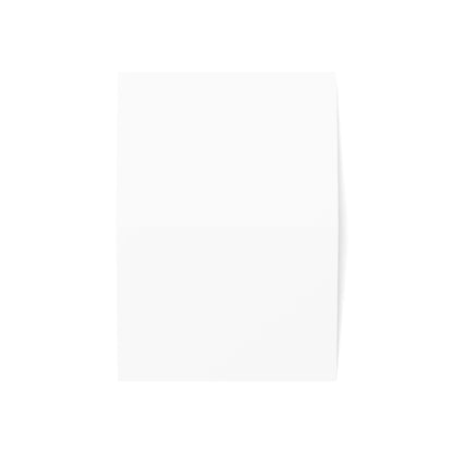 Blank Folded Greeting Cards — Plain White Cards for Custom Printing (1, 10, 30, 50pcs)