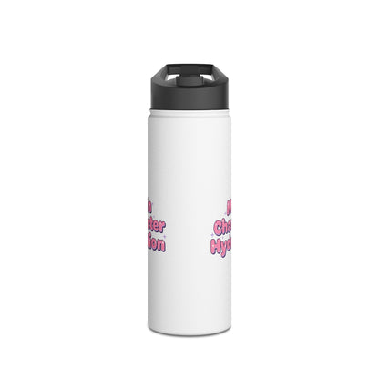 Main Character Hydration – Stainless Steel Water Bottle | Cute Motivational Fitness Bottle & Gift for Her