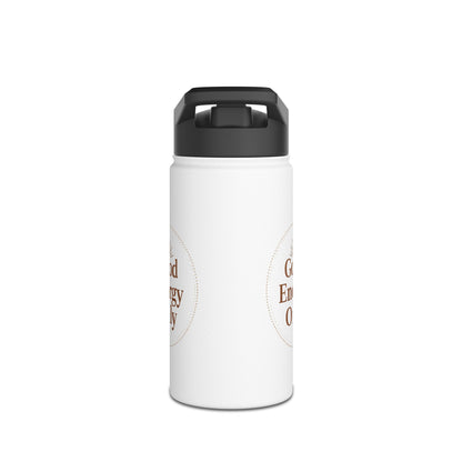 Good Energy Only – Boho Stainless Steel Water Bottle | Mindful Hydration, Yoga & Wellness Gift