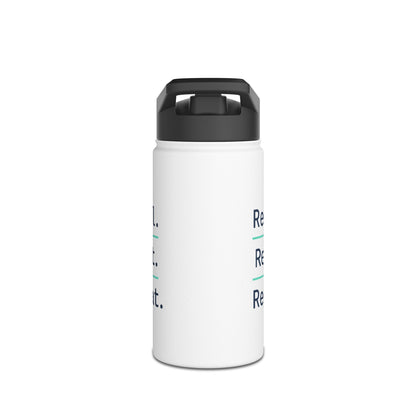 Refill. Reset. Repeat. – Minimalist Stainless Steel Water Bottle | Wellness, Gym & Everyday Hydration Bottle