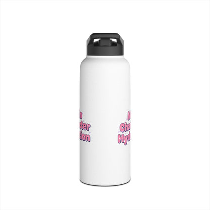 Main Character Hydration – Stainless Steel Water Bottle | Cute Motivational Fitness Bottle & Gift for Her