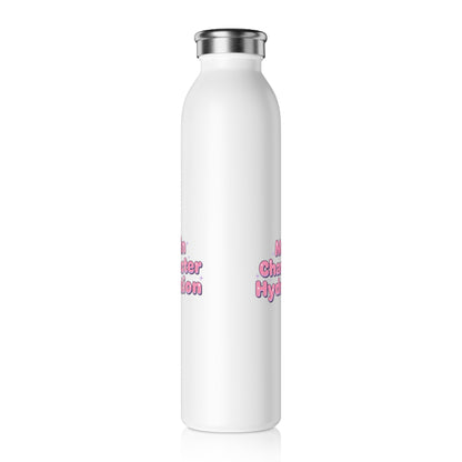 Main Character Hydration – Slim Stainless Steel Water Bottle | Aesthetic Motivational Gift for Her