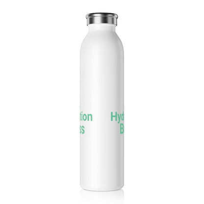 Hydration Boss – Slim Stainless Steel Water Bottle | Motivational Gift for Fitness & Office