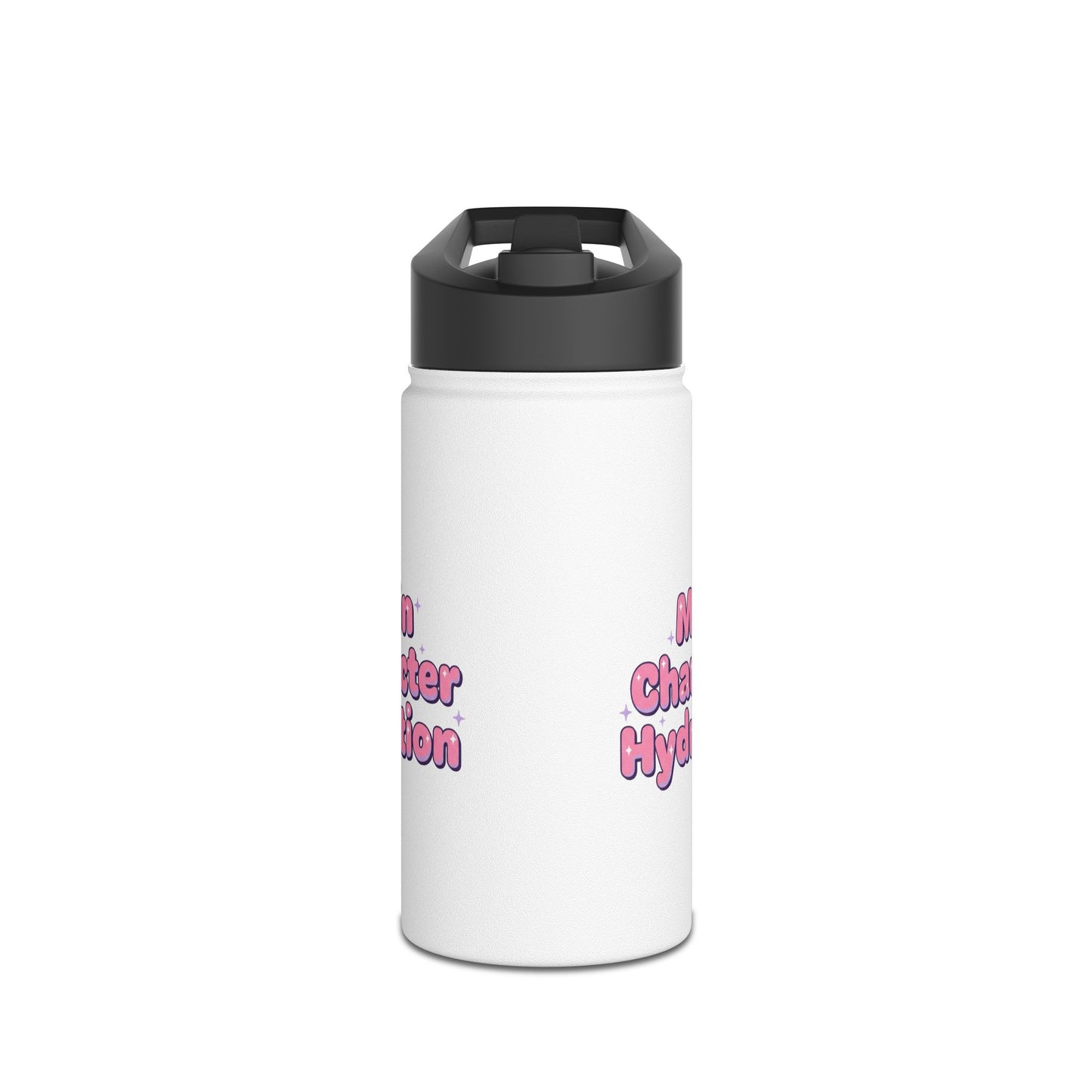 Main Character Hydration – Stainless Steel Water Bottle | Cute Motivational Fitness Bottle & Gift for Her