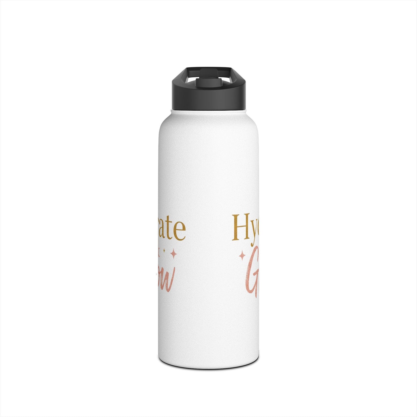 Hydrate & Glow – Aesthetic Stainless Steel Water Bottle | Wellness, Fitness & Self-Care Gift