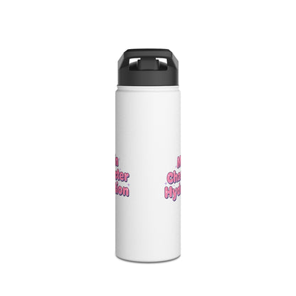 Main Character Hydration – Stainless Steel Water Bottle | Cute Motivational Fitness Bottle & Gift for Her