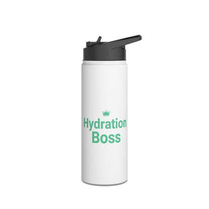 Hydration Boss – Funny Stainless Steel Water Bottle | Fitness, Gym & Motivation Gift