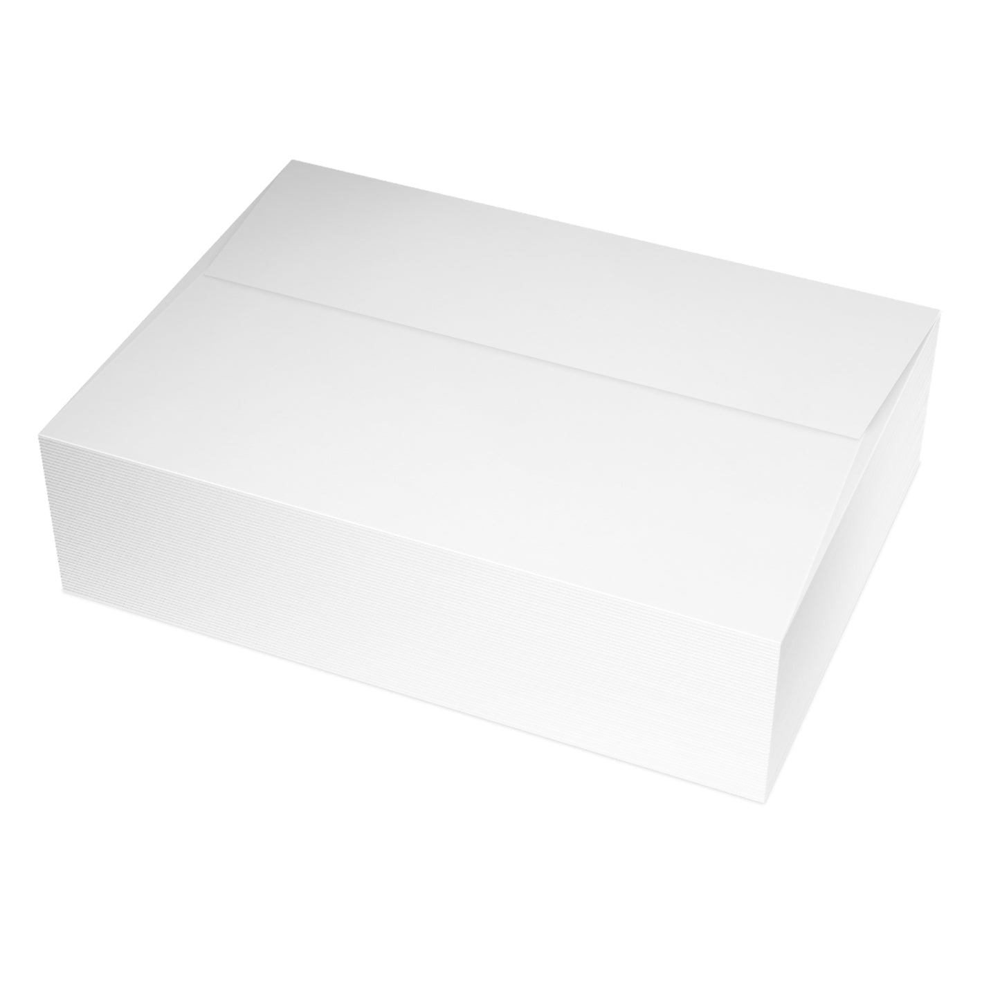 Blank Folded Greeting Cards — Plain White Cards for Custom Printing (1, 10, 30, 50pcs)