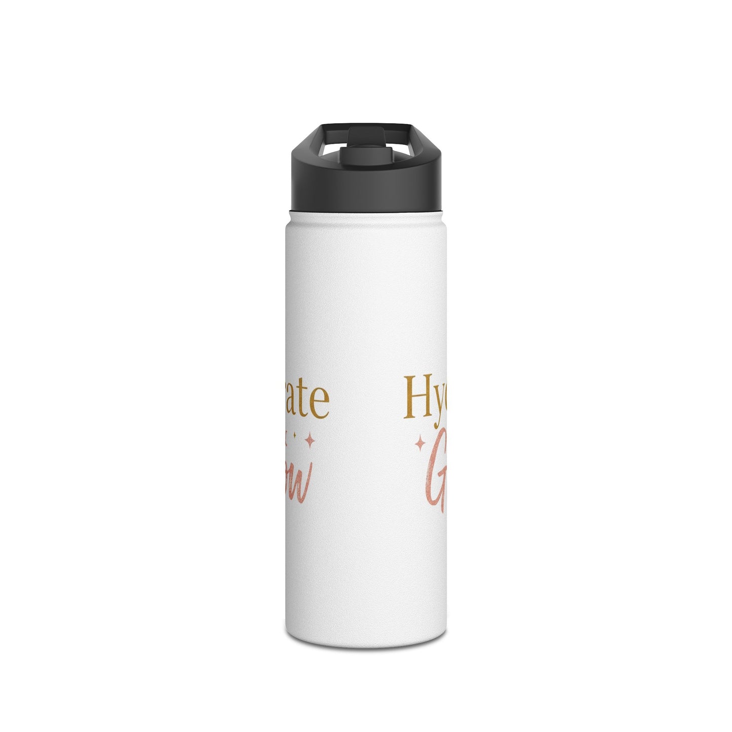 Hydrate & Glow – Aesthetic Stainless Steel Water Bottle | Wellness, Fitness & Self-Care Gift