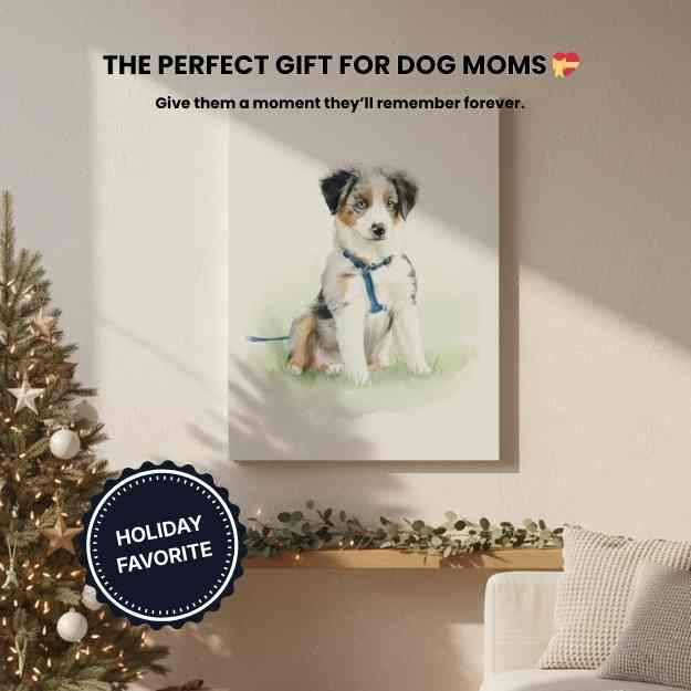 Turn your dog into hilarious custom art from one photo.